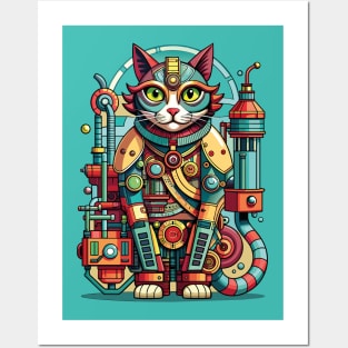 Mechanical Cat Posters and Art